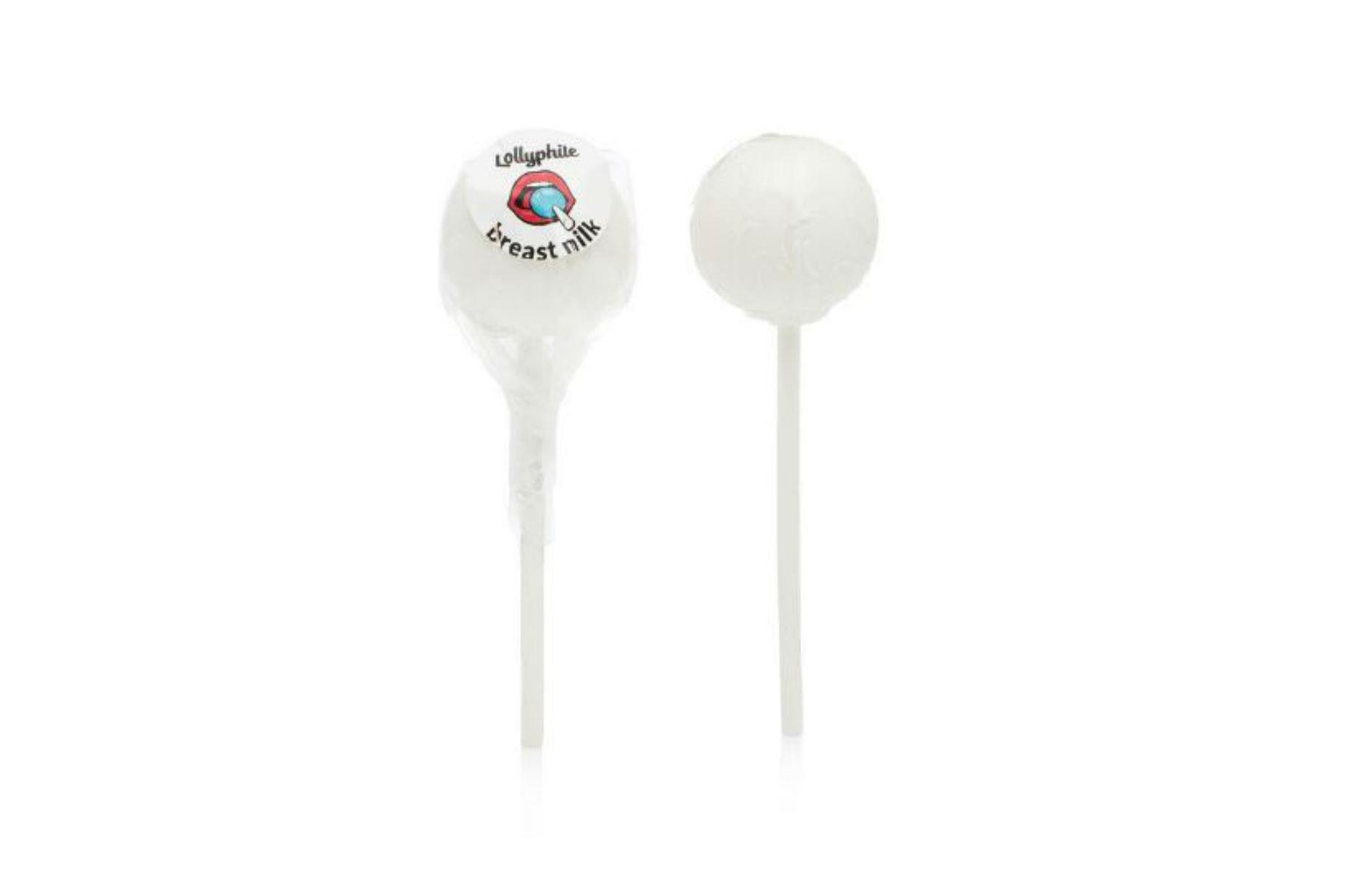 Breast milk-flavored lollipops